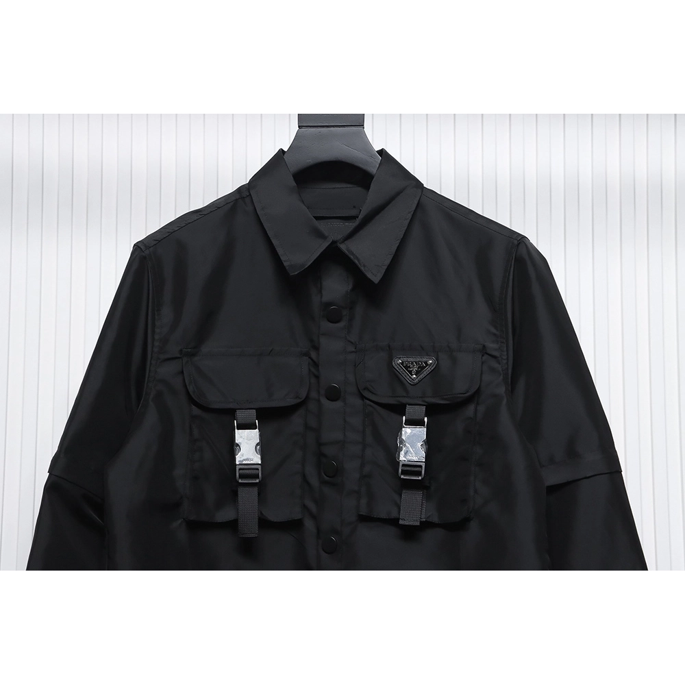 Prada Jacket,Jacket,Clothing,Buy Cheap Discount Prada detachable nylon work jacket