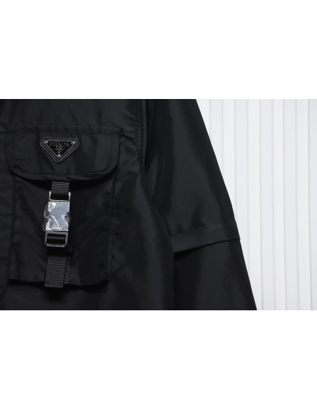 Prada Jacket,Jacket,Clothing,Buy Cheap Discount Prada detachable nylon work jacket