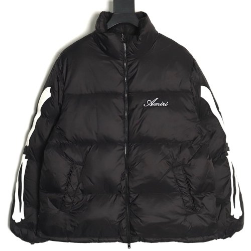Amiri Jacket,Jacket,Clothing,Buy Cheap Discount Amiri bone sleeve embroidered down jacket
