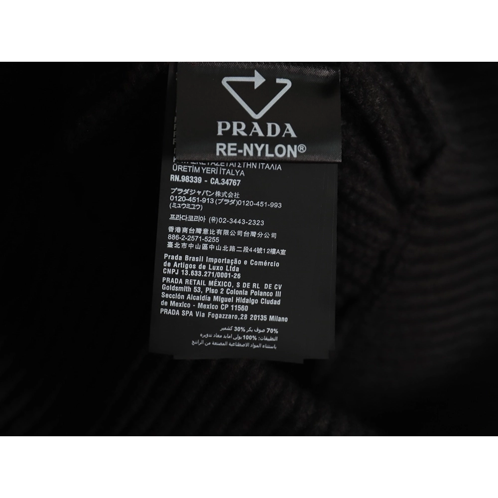 Prada Jacket,Jacket,Clothing,Buy Cheap Discount Prada triangle logo patchwork knitted sweater jacket