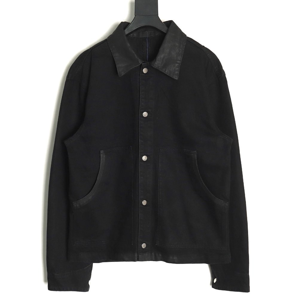 Prada Jacket,Jacket,Clothing,Buy Cheap Discount Prada Logo coated denim jacket