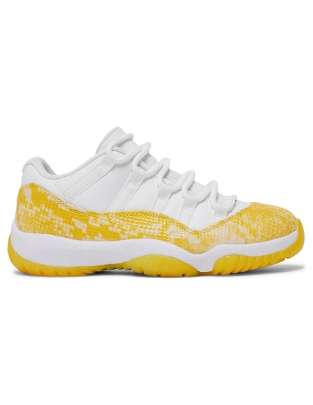 AIR JORDAN 11 LOW YELLOW SNAKESKIN AH7860-107,AIR JORDAN 11,Air Jordan