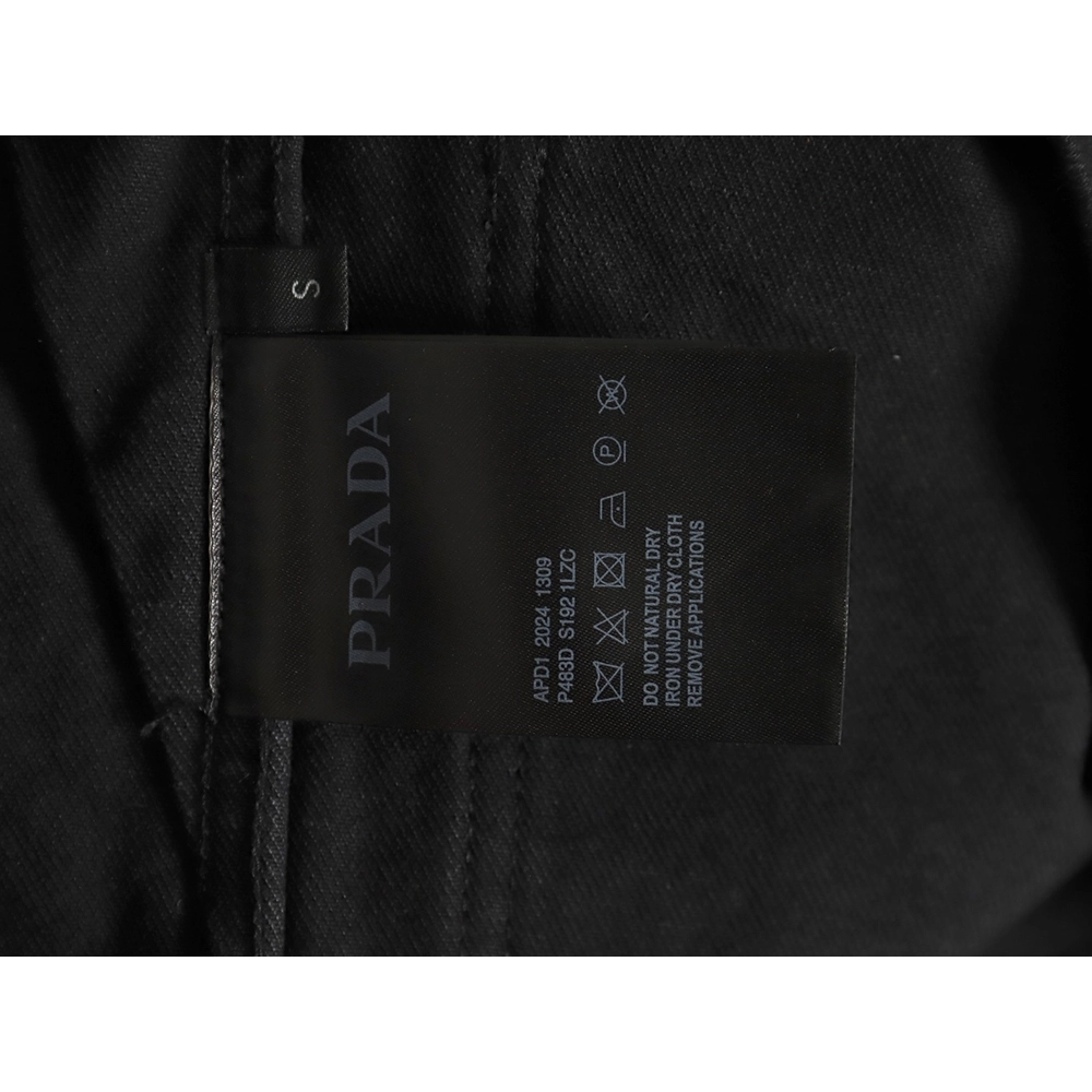 Prada Jacket,Jacket,Clothing,Buy Cheap Discount Prada Logo coated denim jacket