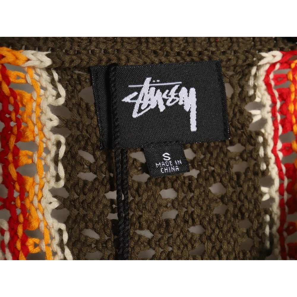 Stussy in low price trust seller,in low price trust seller,Clothing,Buy Cheap Discount Stussy Patta Logo Stripe Loose Crewneck S