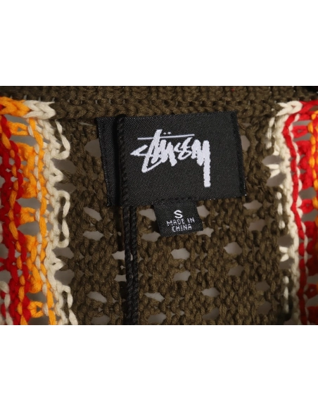 Stussy in low price trust seller,in low price trust seller,Clothing,Buy Cheap Discount Stussy Patta Logo Stripe Loose Crewneck S