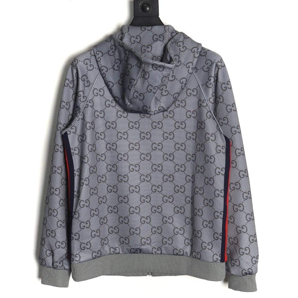 Gucci Jacket,Jacket,Clothing,Buy Cheap Discount Gucci all over double G jacquard webbing hooded jacket