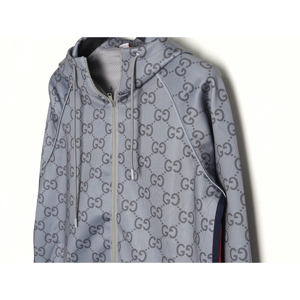 Gucci Jacket,Jacket,Clothing,Buy Cheap Discount Gucci all over double G jacquard webbing hooded jacket
