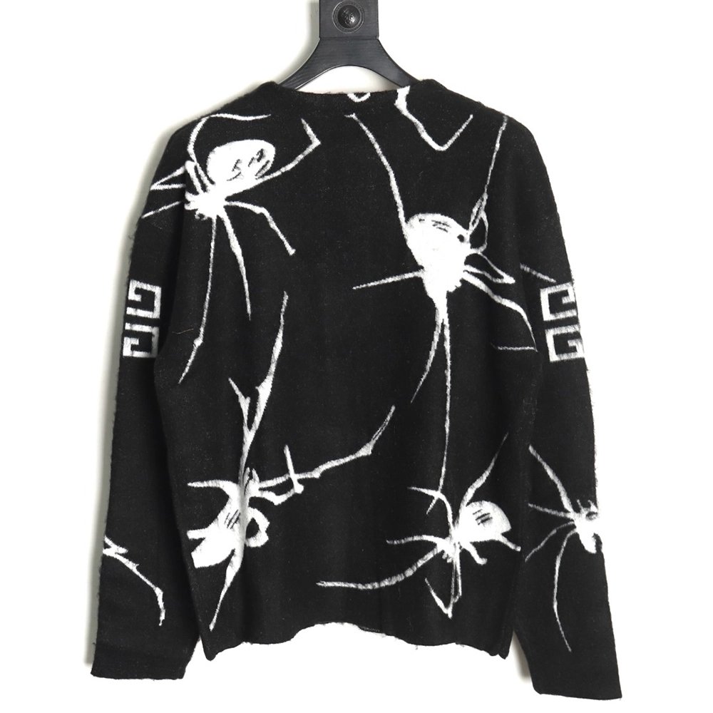 Givenchy in low price trust seller,in low price trust seller,Clothing,Buy Cheap Discount Givenchy spider web pattern sweater