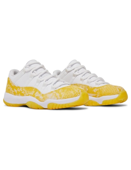 AIR JORDAN 11 LOW YELLOW SNAKESKIN AH7860-107,AIR JORDAN 11,Air Jordan