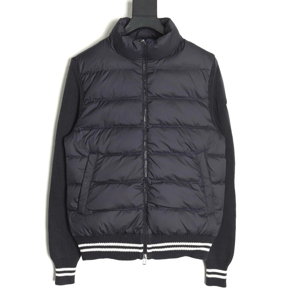 Moncler Jacket,Jacket,Clothing,Buy Cheap Discount Moncler woolen sleeves stand collar thin down jacket
