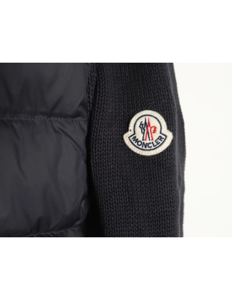 Moncler Jacket,Jacket,Clothing,Buy Cheap Discount Moncler woolen sleeves stand collar thin down jacket