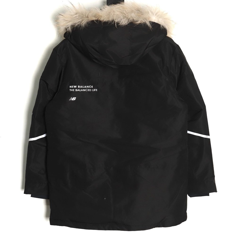 New Balance Jacket,Jacket,Clothing,Buy Cheap Discount New Balance midlength fourpocket large fur collar down jacket