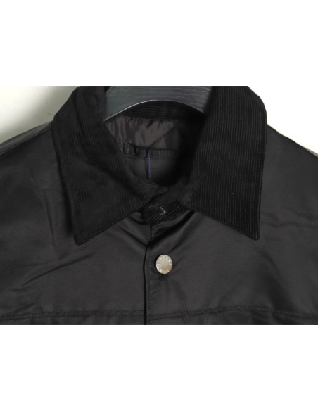 Prada Jacket,Jacket,Clothing,Buy Cheap Discount Prada triangle logo nylon lapel jacket