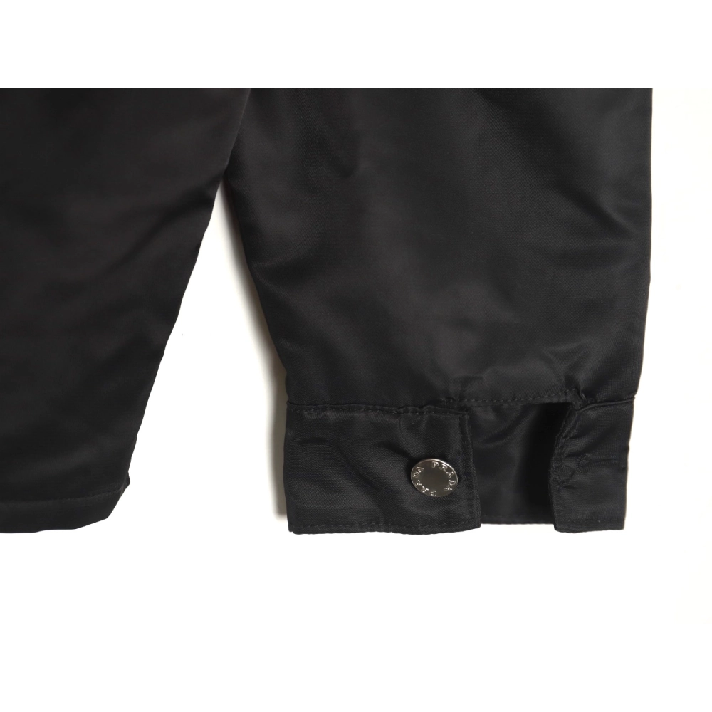 Prada Jacket,Jacket,Clothing,Buy Cheap Discount Prada triangle logo nylon lapel jacket