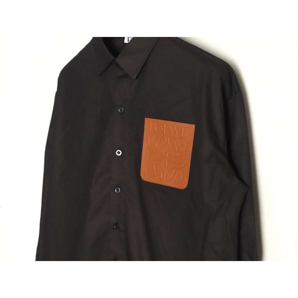 Loewe Shirt,Shirt,Clothing,Buy Cheap Discount Loewe leather logo pocket shirt