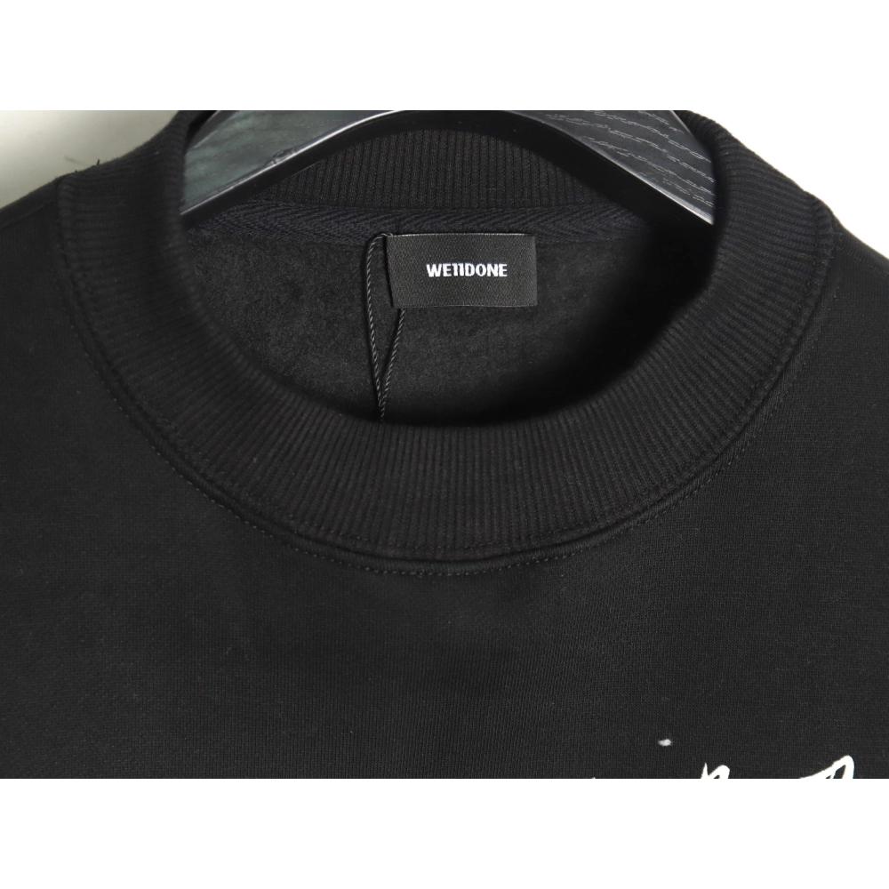 We11done in low price trust seller,in low price trust seller,Clothing,Buy Cheap Discount We11 Done Sanskrit letter crew neck in 