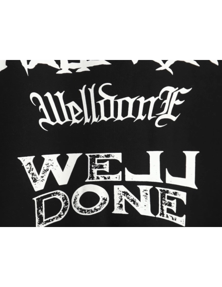 We11done in low price trust seller,in low price trust seller,Clothing,Buy Cheap Discount We11 Done Sanskrit letter crew neck in 