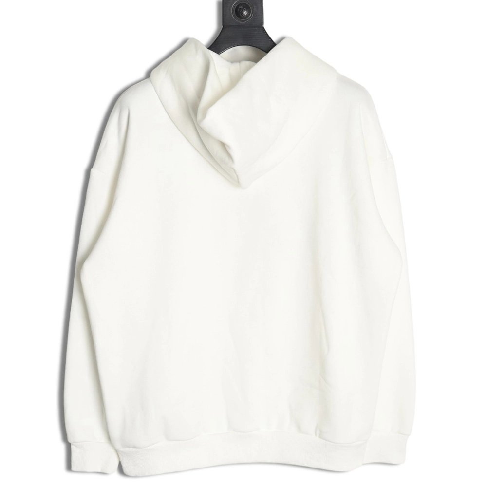 We11done Hoodie,Hoodie,Clothing,Buy Cheap Discount We11 Done wrinkled leather lettering hoodie