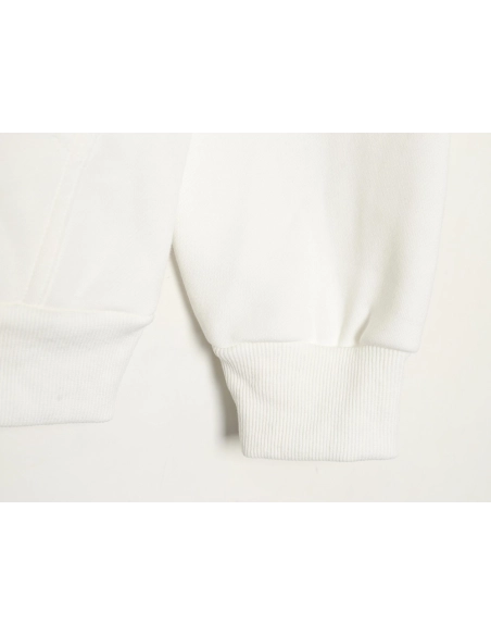 We11done Hoodie,Hoodie,Clothing,Buy Cheap Discount We11 Done wrinkled leather lettering hoodie