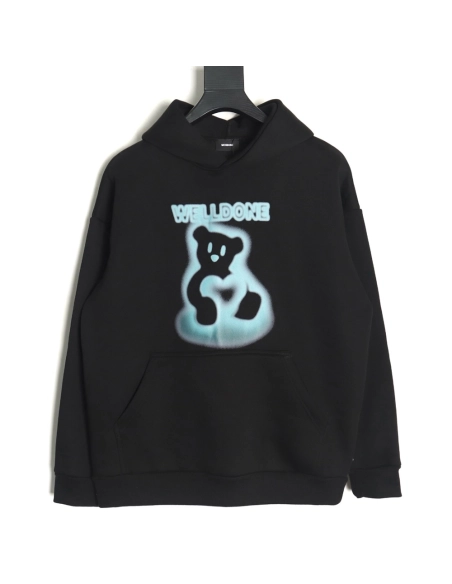 We11done Hoodie,Hoodie,Clothing,Buy Cheap Discount We11 Done Blurry Bear Hoodie