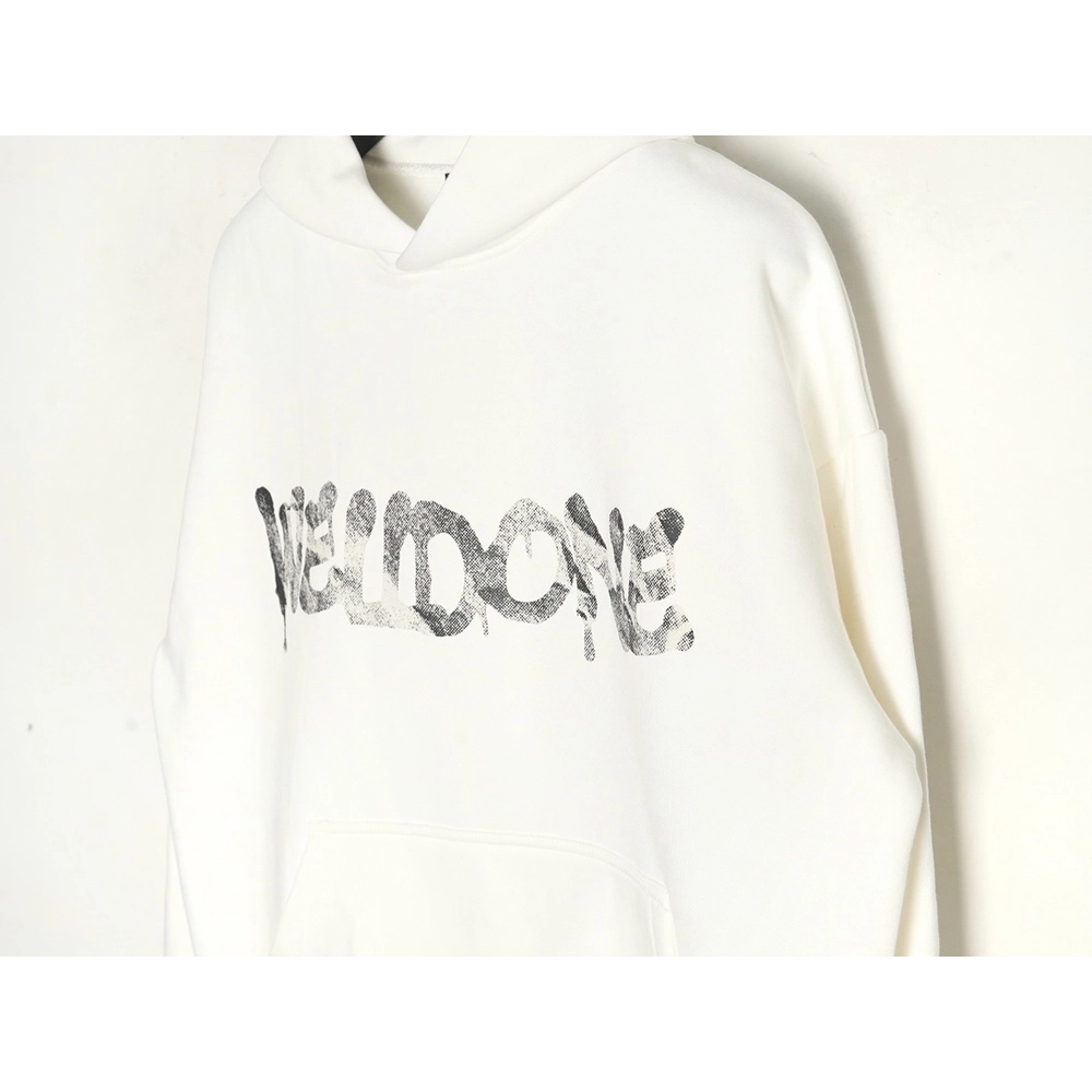 We11done Hoodie,Hoodie,Clothing,Buy Cheap Discount We11 Done splash lettering in low price trust seller hoodie