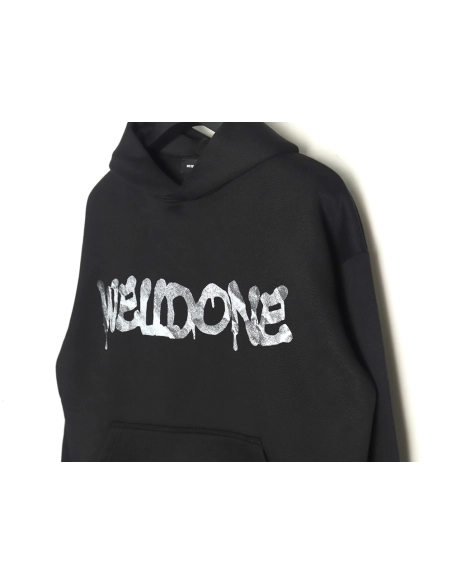 We11done Hoodie,Hoodie,Clothing,Buy Cheap Discount We11 Done splash lettering in low price trust seller hoodie