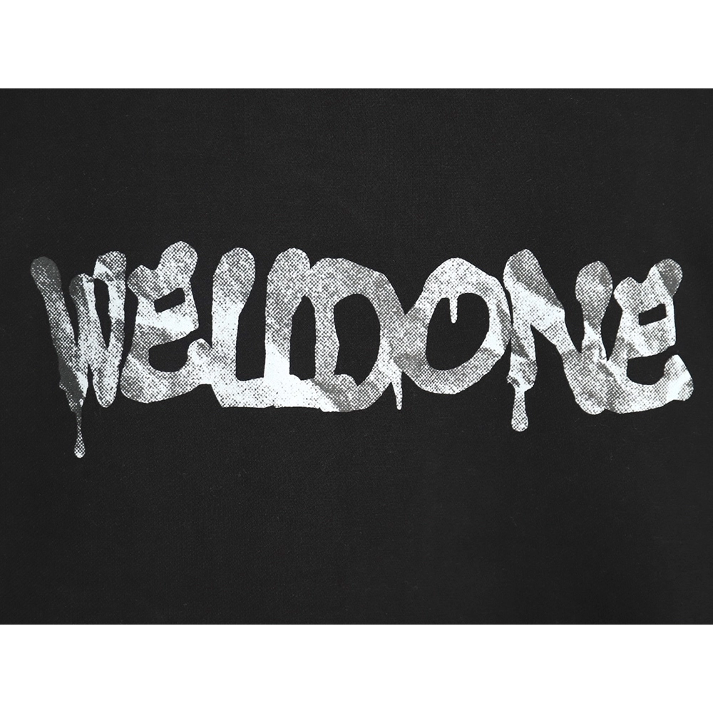 We11done Hoodie,Hoodie,Clothing,Buy Cheap Discount We11 Done splash lettering in low price trust seller hoodie