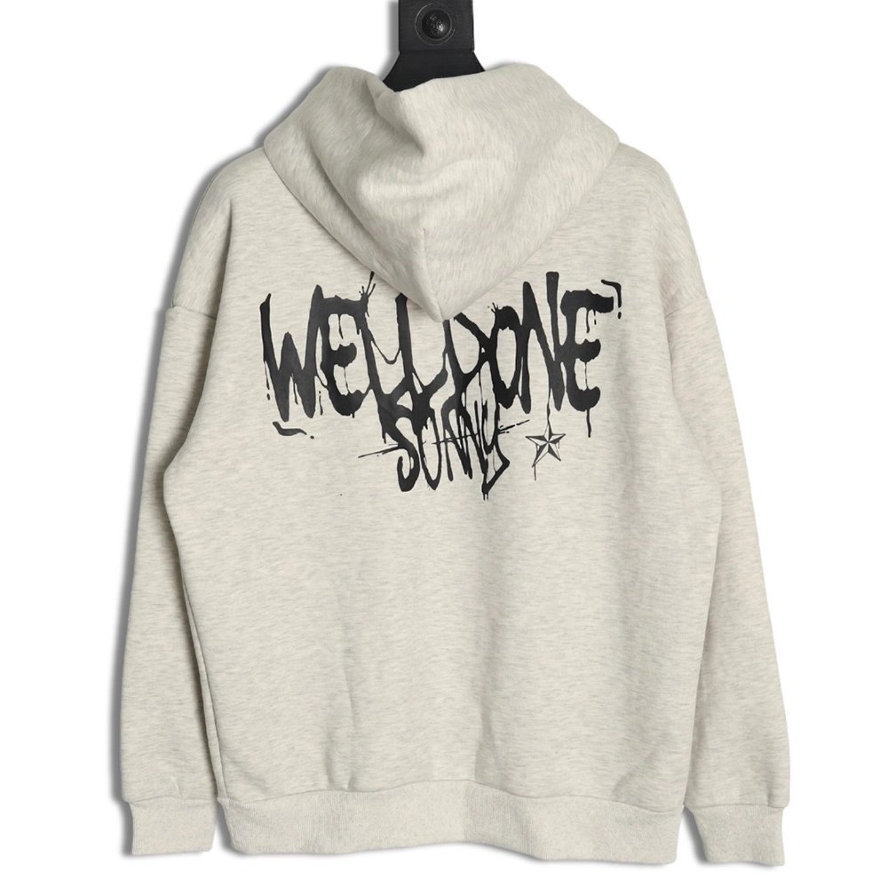 We11done Hoodie,Hoodie,Clothing,Buy Cheap Discount We11 Done graffiti lettering in low price trust seller hoodie