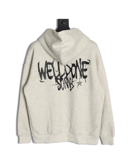 We11done Hoodie,Hoodie,Clothing,Buy Cheap Discount We11 Done graffiti lettering in low price trust seller hoodie