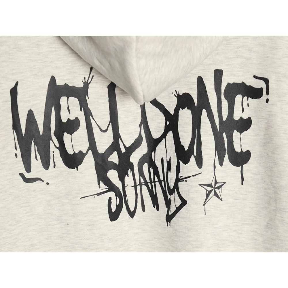 We11done Hoodie,Hoodie,Clothing,Buy Cheap Discount We11 Done graffiti lettering in low price trust seller hoodie