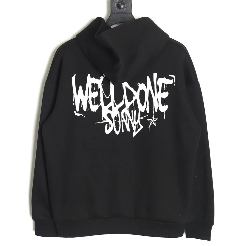 We11done Hoodie,Hoodie,Clothing,Buy Cheap Discount We11 Done graffiti lettering in low price trust seller hoodie