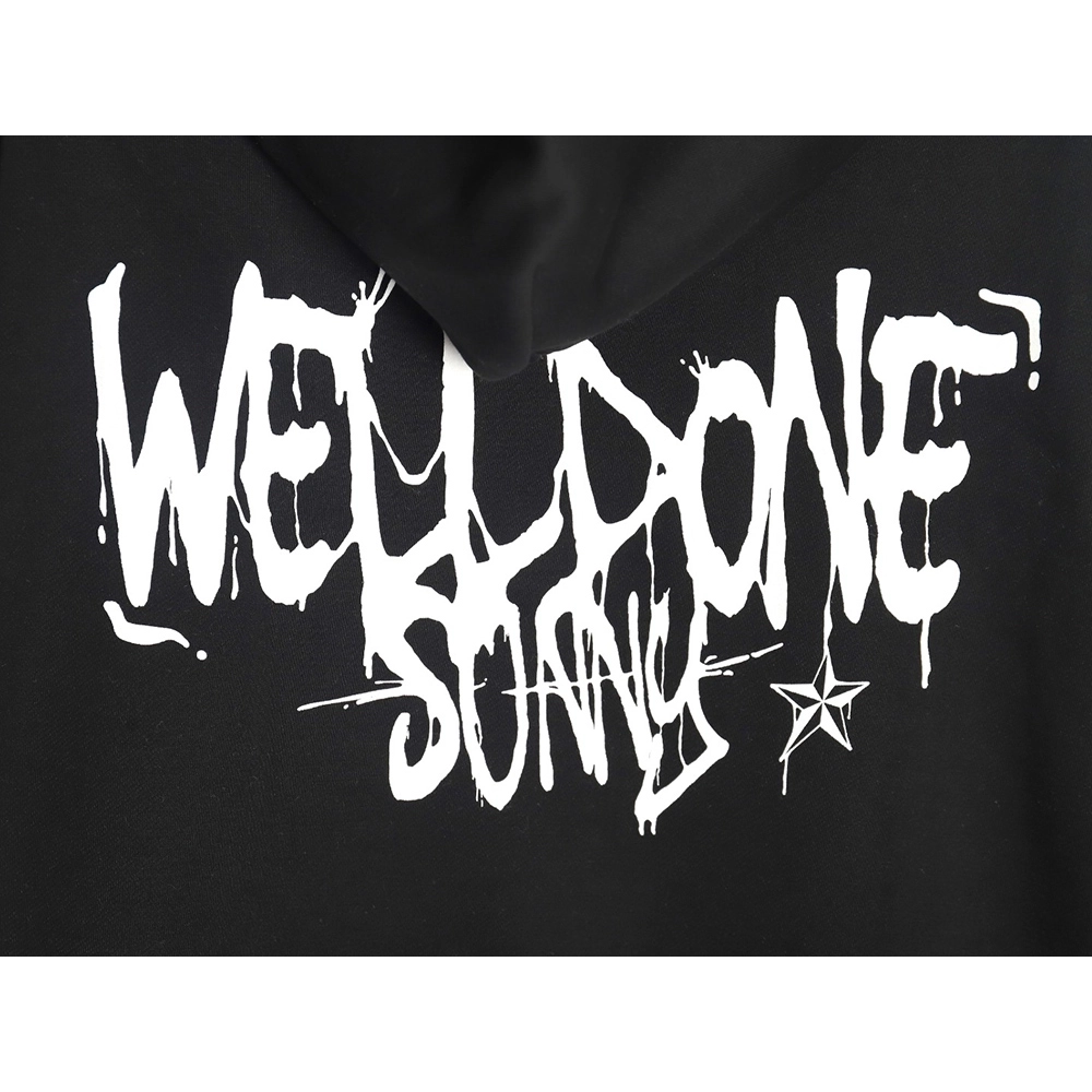 We11done Hoodie,Hoodie,Clothing,Buy Cheap Discount We11 Done graffiti lettering in low price trust seller hoodie