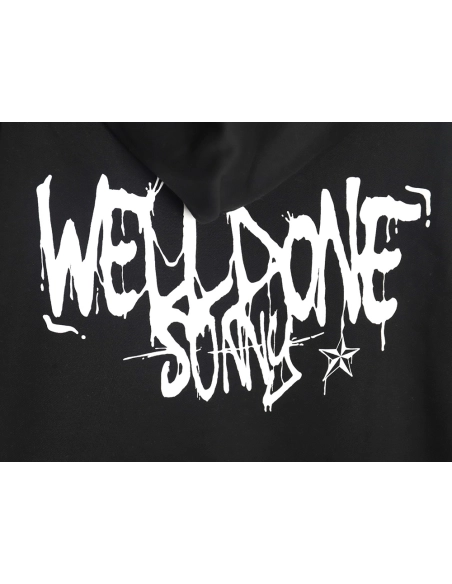 We11done Hoodie,Hoodie,Clothing,Buy Cheap Discount We11 Done graffiti lettering in low price trust seller hoodie