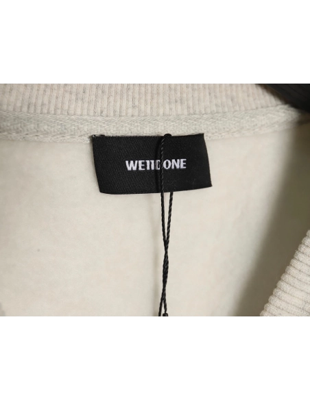 We11done in low price trust seller,in low price trust seller,Clothing,Buy Cheap Discount We11 Done diffused lettering crew neck 