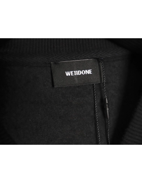 We11done in low price trust seller,in low price trust seller,Clothing,Buy Cheap Discount We11 Done diffused lettering crew neck 