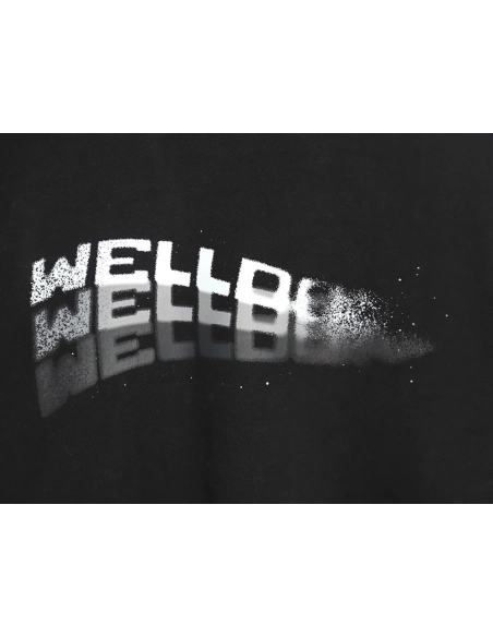 We11done in low price trust seller,in low price trust seller,Clothing,Buy Cheap Discount We11 Done diffused lettering crew neck 