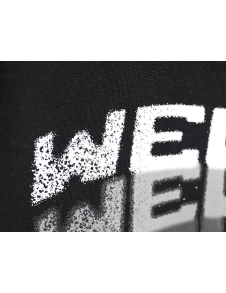 We11done in low price trust seller,in low price trust seller,Clothing,Buy Cheap Discount We11 Done diffused lettering crew neck 