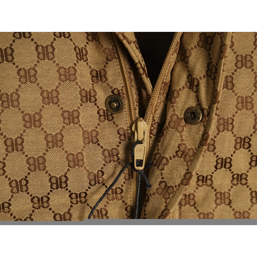 Balenciaga Jacket,Jacket,Clothing,Buy Cheap Discount Balenciaga Gucci joint double B full print down jacket