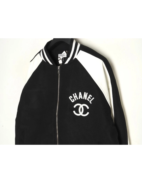 Chanel Jacket,Jacket,Clothing,Buy Cheap Discount Chanel splicing embroidery baseball jacket