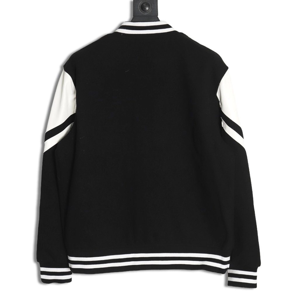 Celine Jacket,Jacket,Clothing,Buy Cheap Discount Celine splicing embroidery baseball jacket