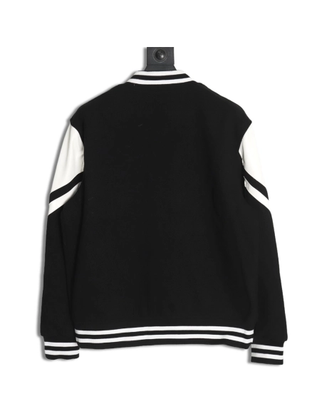 Celine Jacket,Jacket,Clothing,Buy Cheap Discount Celine splicing embroidery baseball jacket