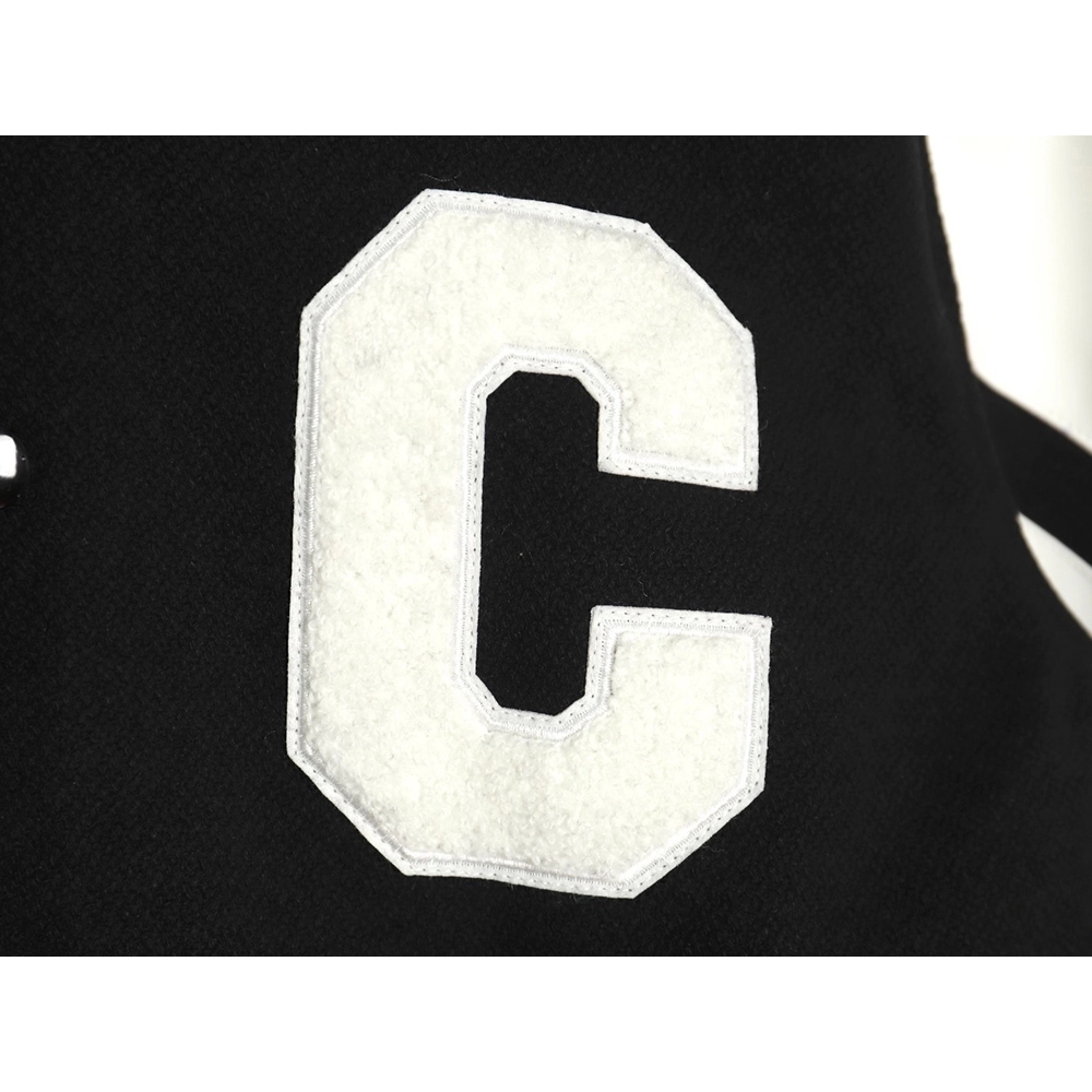 Celine Jacket,Jacket,Clothing,Buy Cheap Discount Celine splicing embroidery baseball jacket