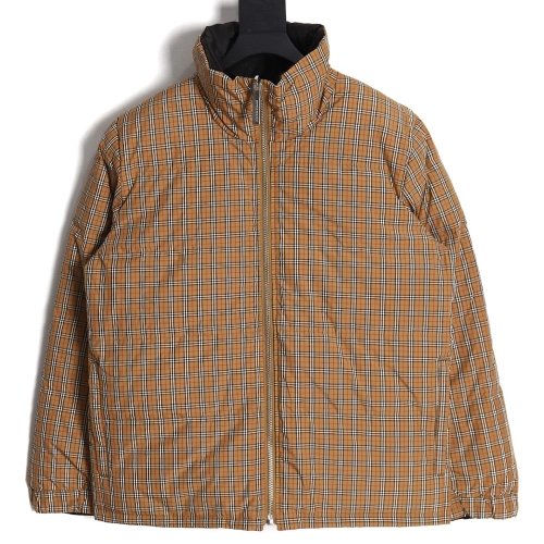 Burberry Jacket,Jacket,Clothing,Buy Cheap Discount Burberry small plaid reversible down jacket
