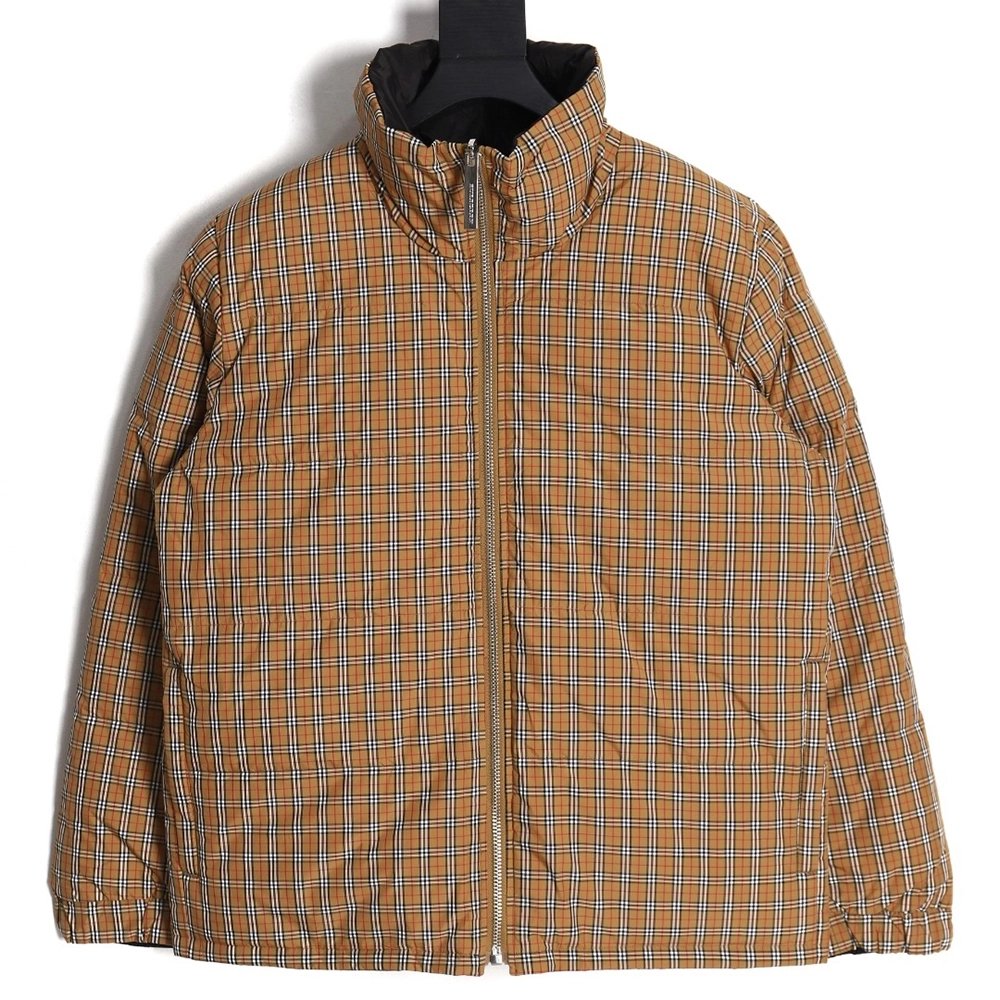 Burberry Jacket,Jacket,Clothing,Buy Cheap Discount Burberry small plaid reversible down jacket