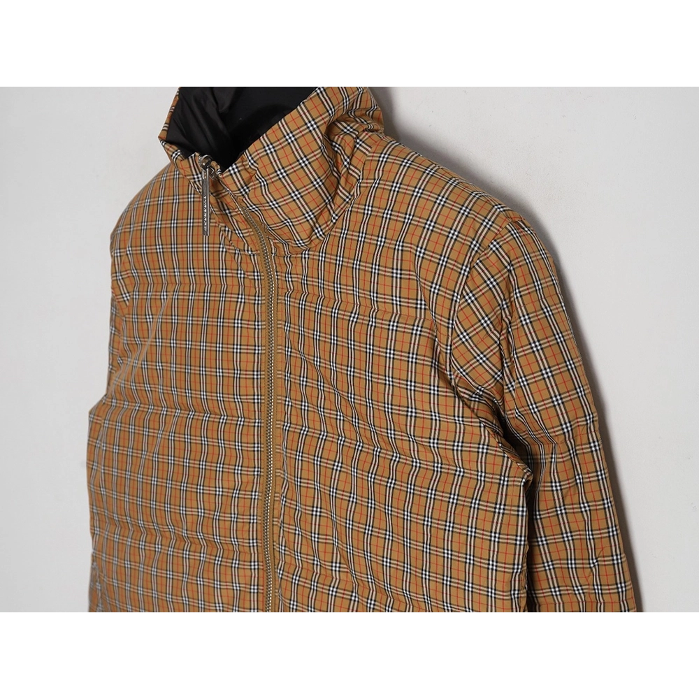 Burberry Jacket,Jacket,Clothing,Buy Cheap Discount Burberry small plaid reversible down jacket