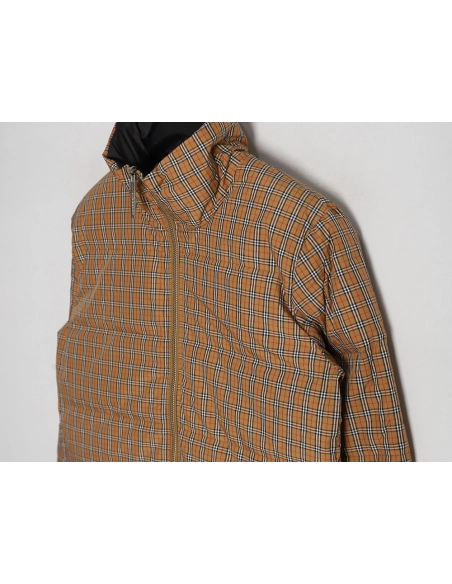 Burberry Jacket,Jacket,Clothing,Buy Cheap Discount Burberry small plaid reversible down jacket