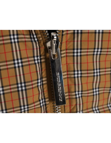Burberry Jacket,Jacket,Clothing,Buy Cheap Discount Burberry small plaid reversible down jacket