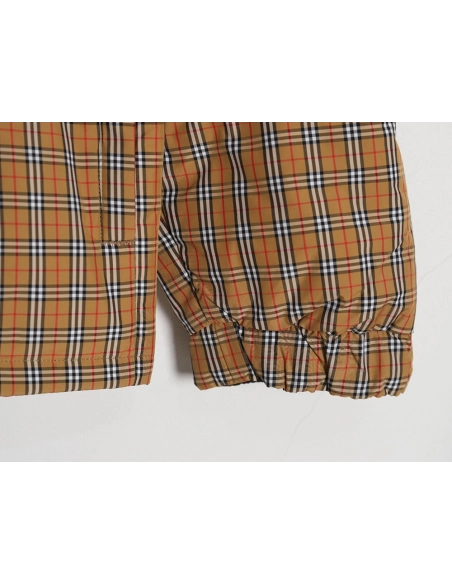 Burberry Jacket,Jacket,Clothing,Buy Cheap Discount Burberry small plaid reversible down jacket