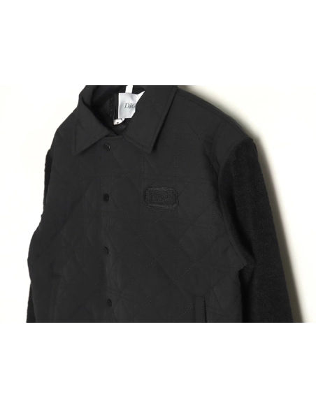 Dior Jacket,Jacket,Clothing,Buy Cheap Discount Dior lambswool patchwork baseball jacket