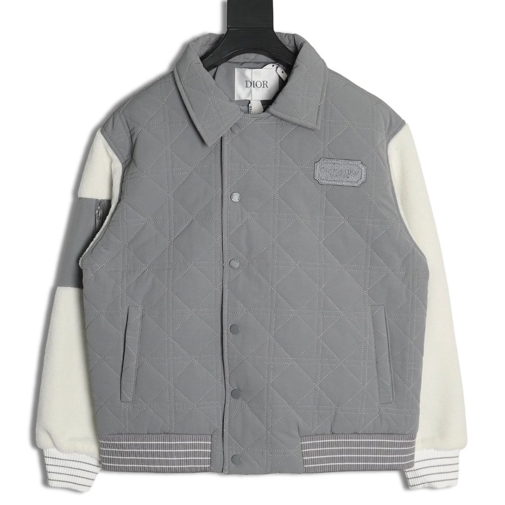 Dior Jacket,Jacket,Clothing,Buy Cheap Discount Dior lambswool patchwork baseball jacket